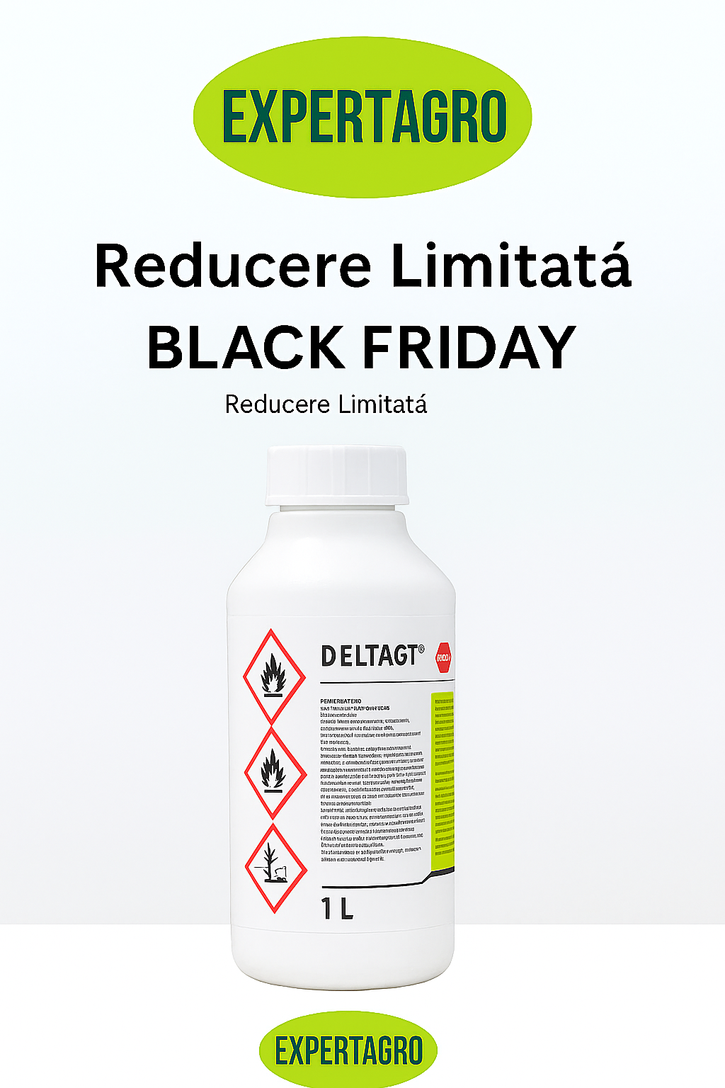 Insectofungicid DELTAGRI 1L Campanie promotionala 1l + 1l Cadou de Black Friday