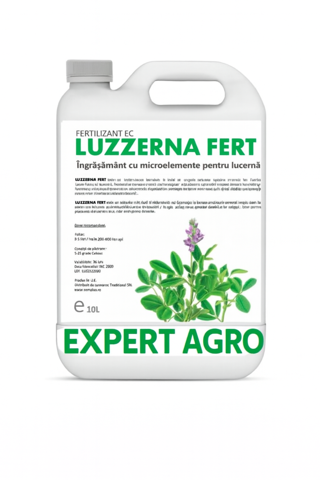 Pachet promotional Ingrasamant cu microelemente pentru lucerna, Luzzerna Fert, 10 l, 3+1 BLACK FRIDAY